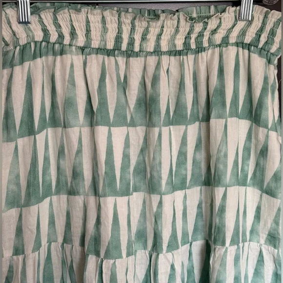 Marine Layer Corinne Geo Gauze Maxi Skirt XL - Picture 5 of 7